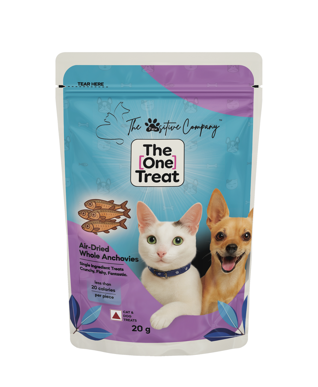 The One Treat - Air Dried Whole Anchovies - 20g