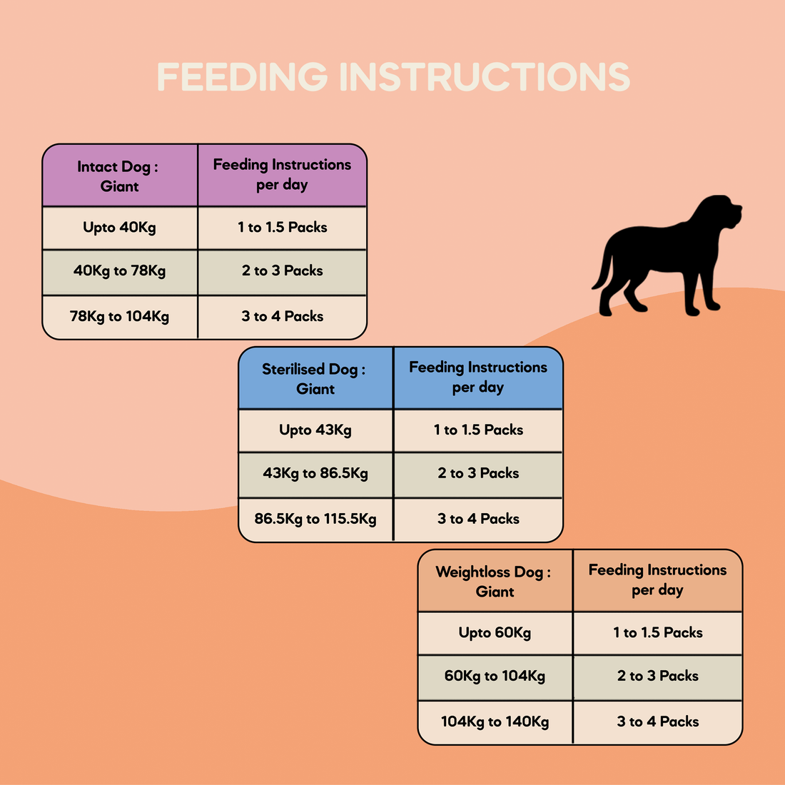 Giant Adult Dog Food (2+ Years) | 1kg