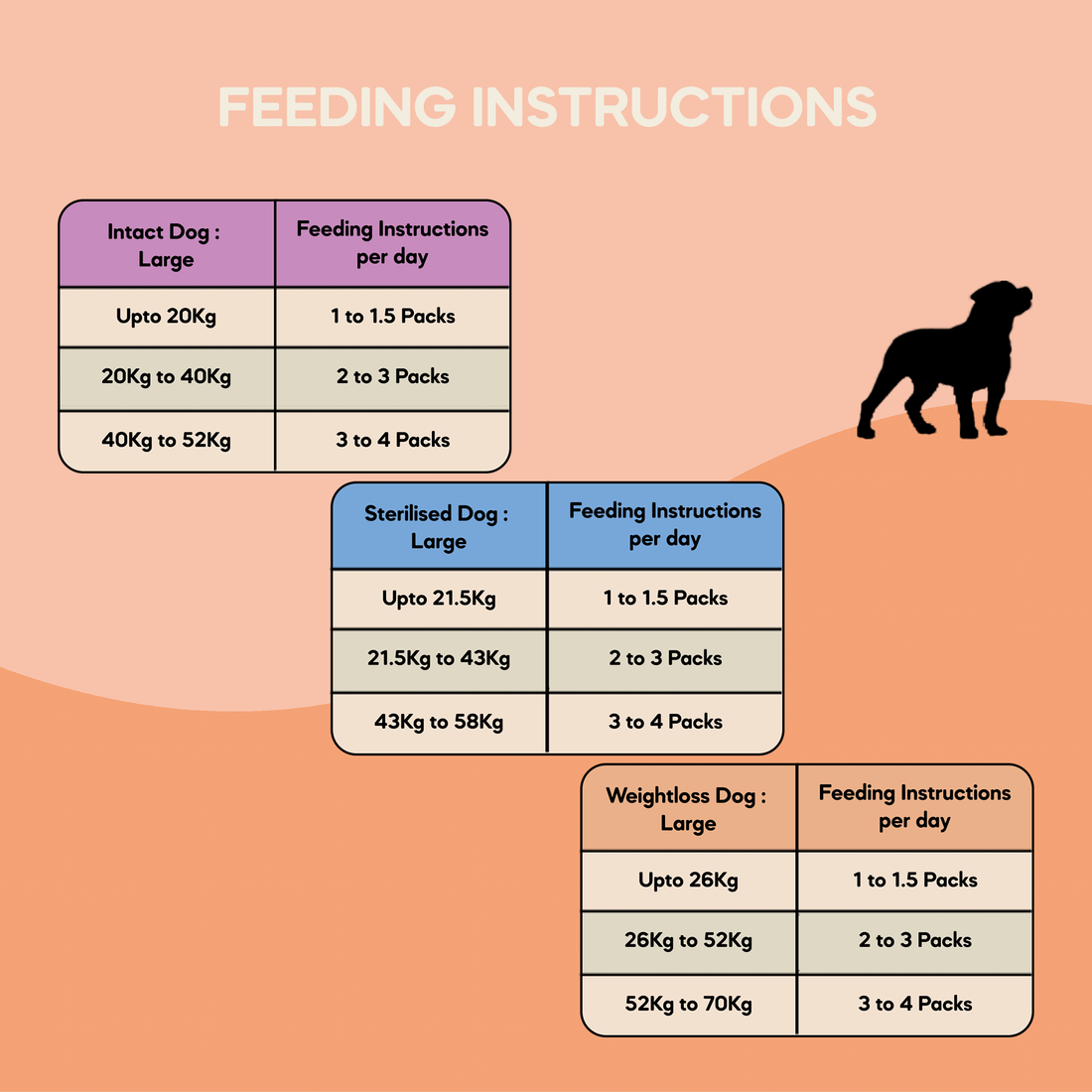 Large Adult Dog Food (18+ months) | 500g