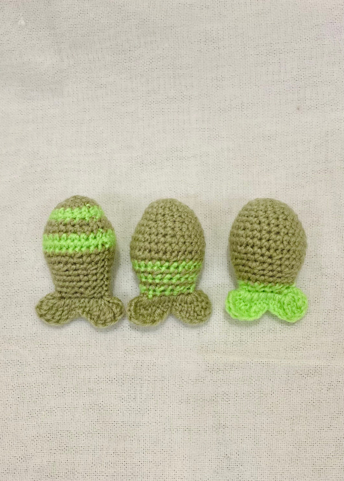 Crochet fish - Set of 3