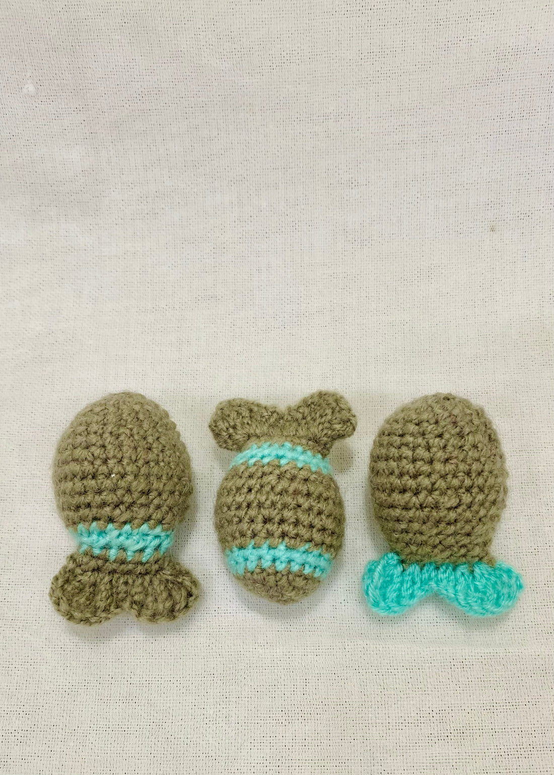 Crochet fish - Set of 3