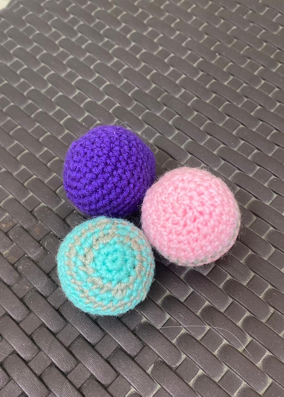 Crochet Ball - Set of 3