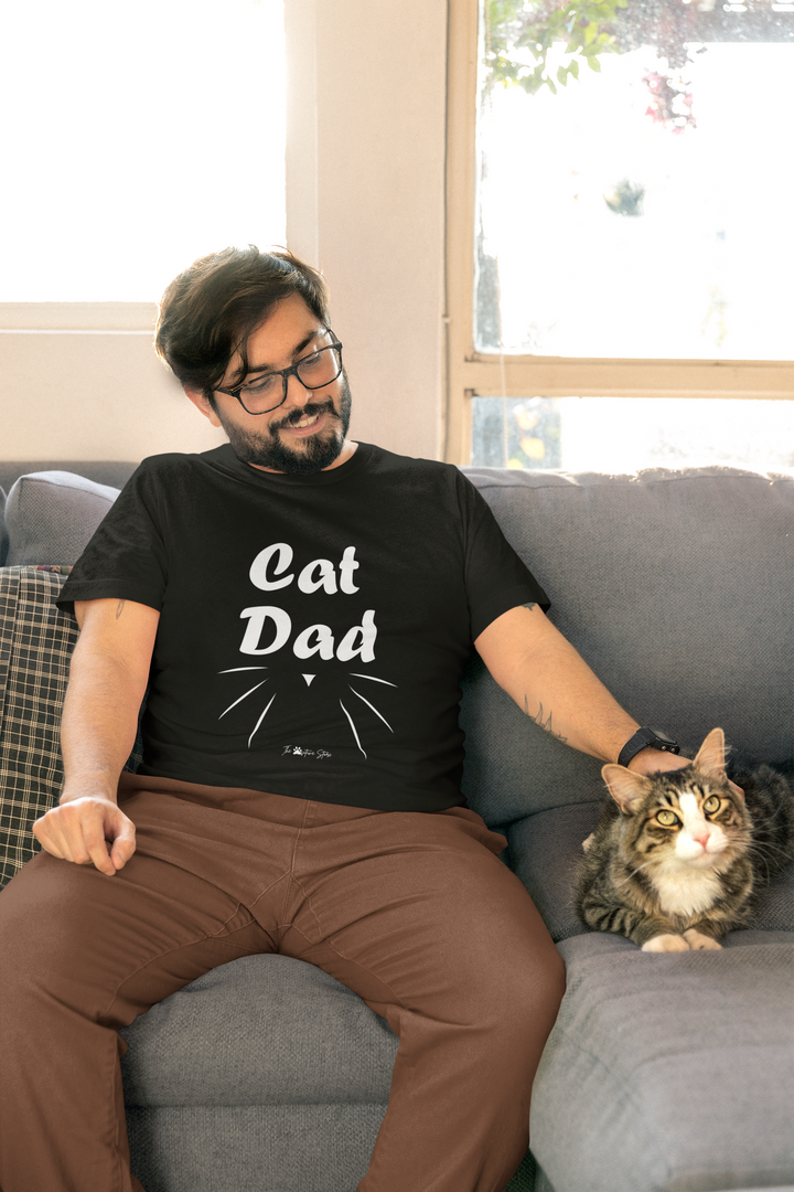 Cat Dad - Round Neck