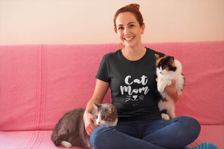 Cat Mom - Round Neck