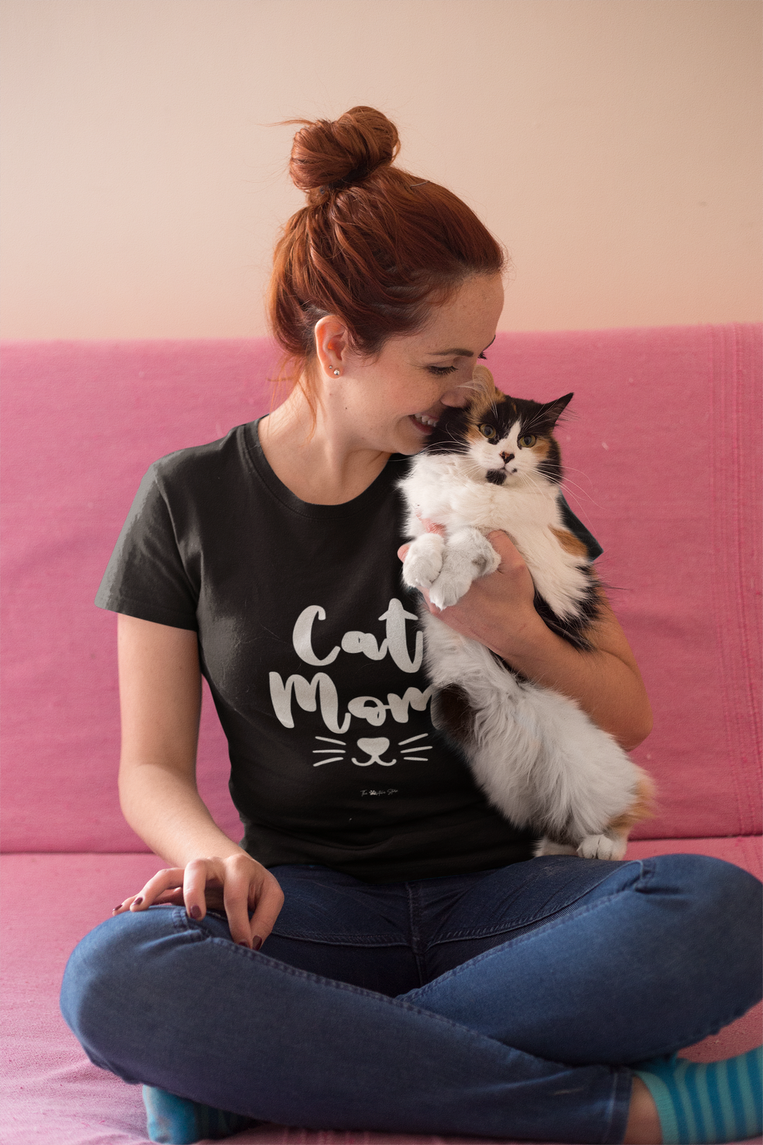 Cat Mom - Round Neck